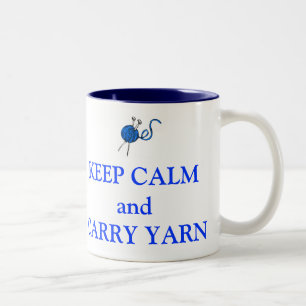 Caneca De Café Em Dois Tons Mantenha fio calmo e do carregar