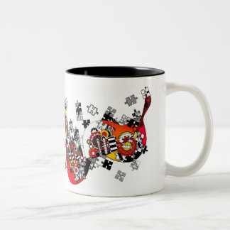 Caneca De Café Em Dois Tons Mantenha Goin