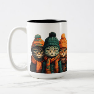 Caneca De Café Em Dois Tons Mantenha-se Aquecido