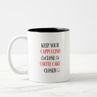Caneca De Café Em Dois Tons Mantenha seu café mais perto.