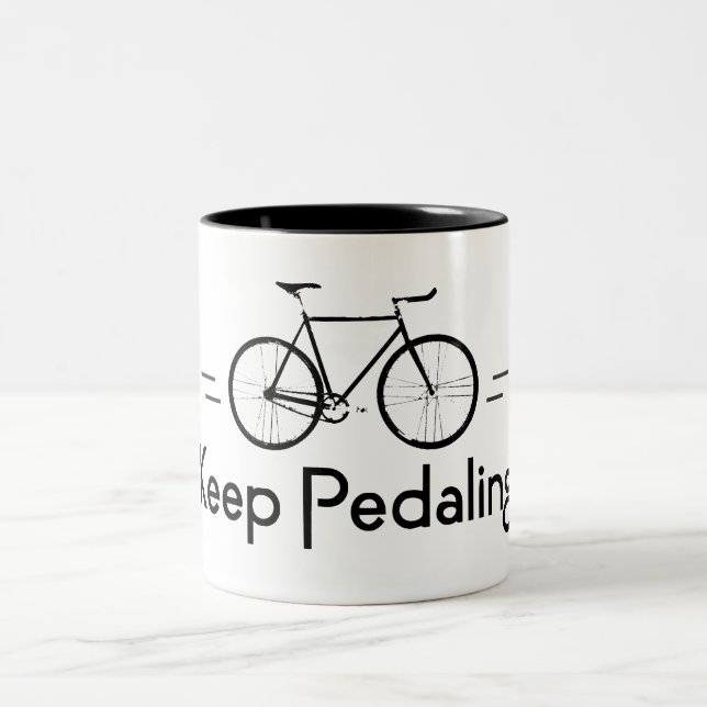 Caneca De Café Em Dois Tons Manter Bikes de Pedalagem (Centro)