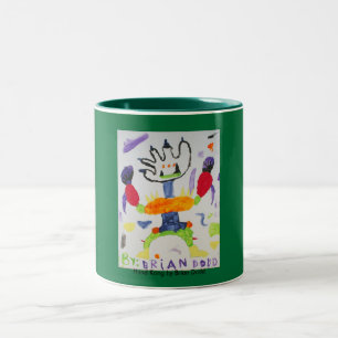 Caneca De Café Em Dois Tons Mão Kong, por Brian Dodd