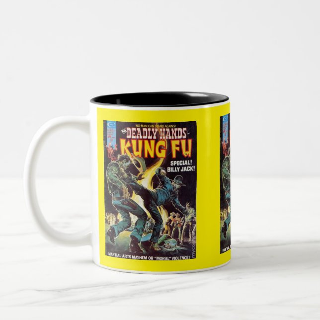 Caneca De Café Em Dois Tons Mãos Mortas 23 (Esquerda)