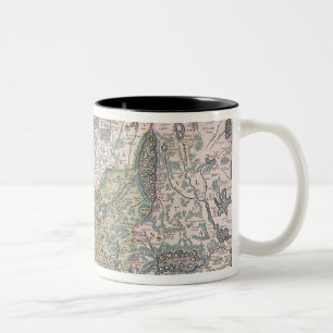 Caneca De Café Em Dois Tons Mapa de Ireland