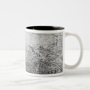 Caneca De Café Em Dois Tons Mapa de Roma