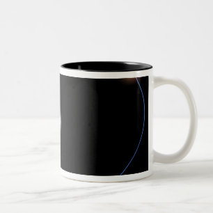 Caneca De Café Em Dois Tons Maquinismo de relojoaria-como órbitas de um