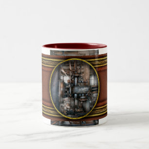 Caneca De Café Em Dois Tons Maquinista - Meu trabalho realmente legal