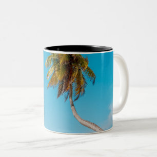 Caneca De Café Em Dois Tons Maravilhosa paisagem marinha