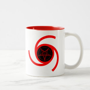 CANECA DE CAFÉ EM DOIS TONS MARCA DO DIABO