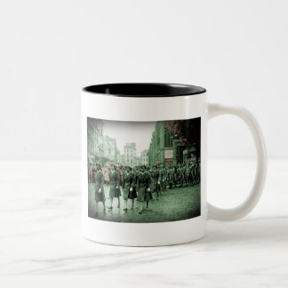 Caneca De Café Em Dois Tons Marcha das Mulheres Americanas Africanas