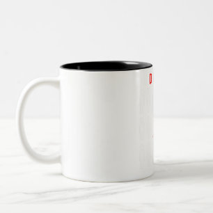 Caneca De Café Em Dois Tons Marche para o seu próprio Beat: Drumming - Seja di