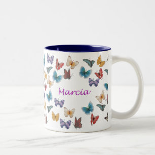 Caneca De Café Em Dois Tons Marcia