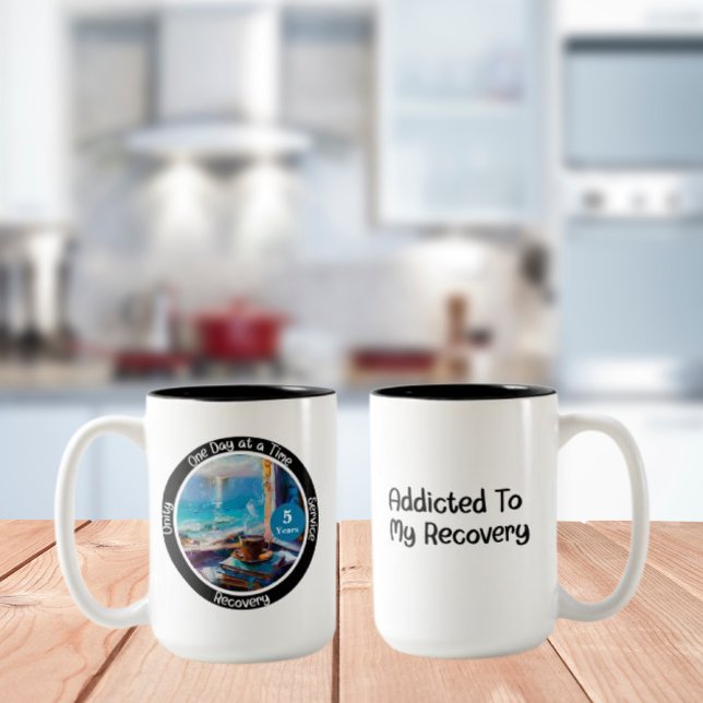 Caneca De Café Em Dois Tons Marco Personalizado na Oferta de Recuperação - Víb (Criador carregado)