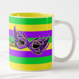 Caneca De Café Em Dois Tons Mardi Gras Souvenir Café Mug Tea Cup