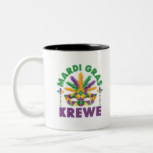 Caneca De Café Em Dois Tons Mardi Graw Krewe Parade Festival
