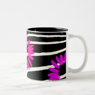 Caneca De Café Em Dois Tons "Margarida louca "