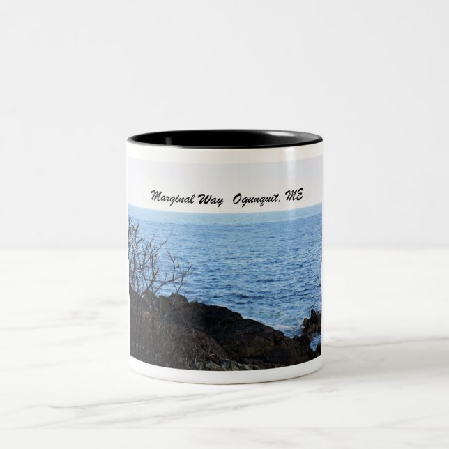 Caneca De Café Em Dois Tons Marginal Way, Ogunpensar, Maine (Centro)