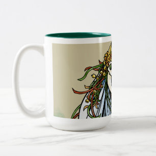 Caneca De Café Em Dois Tons Mari Lwyd