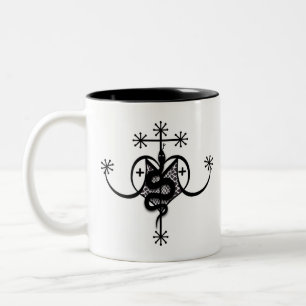 Caneca De Café Em Dois Tons Marie Laveau Veve Mug