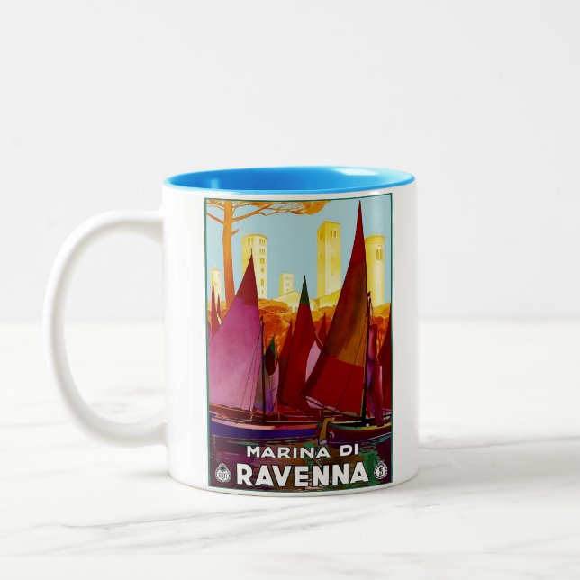 CANECA DE CAFÉ EM DOIS TONS MARINA DI RAVENNA (Esquerda)