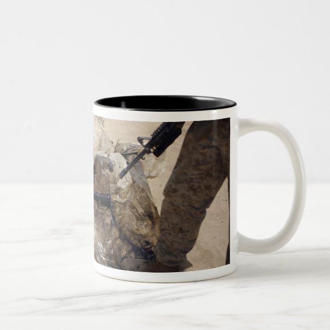 Caneca De Café Em Dois Tons Marines (Direita)