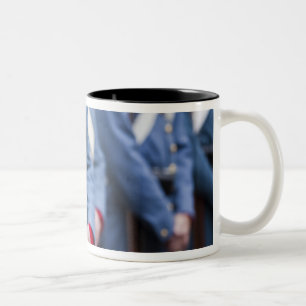 Caneca De Café Em Dois Tons Marines da era da Guerra Civil dos EUA, militar
