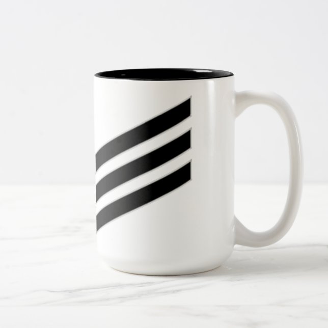 Caneca De Café Em Dois Tons Marinho E-3 Seaman (Direita)