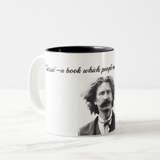 Caneca De Café Em Dois Tons Mark Twain Cita Café Mug
