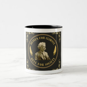 Caneca De Café Em Dois Tons Mark Twain Cote Mug