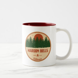 Caneca De Café Em Dois Tons Maroon Belisca Natureza