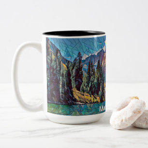 Caneca De Café Em Dois Tons Maroon Bells em Aspen, Colorado