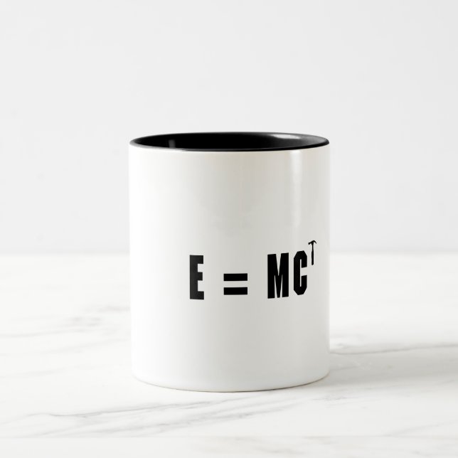 Caneca De Café Em Dois Tons Martelo de E=MC! (Centro)
