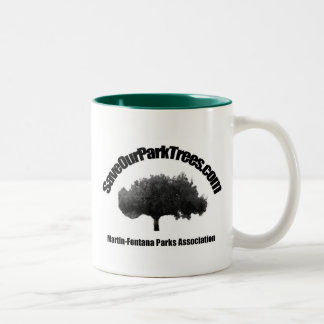 Caneca De Café Em Dois Tons Martin-Fontana estaciona a associação