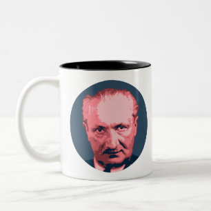 Caneca De Café Em Dois Tons Martin Heidegger