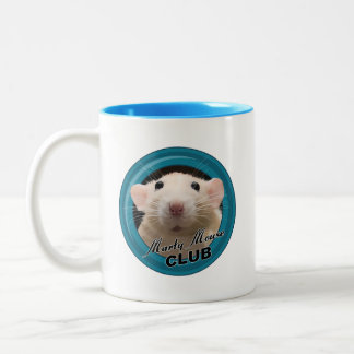 Caneca De Café Em Dois Tons Marty Mouse Club Mug - Logotipo