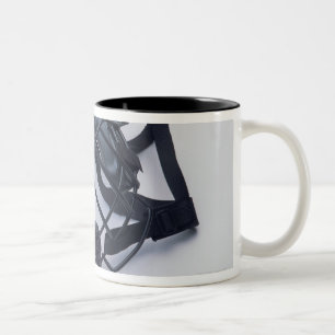 Caneca De Café Em Dois Tons Máscara do coletor