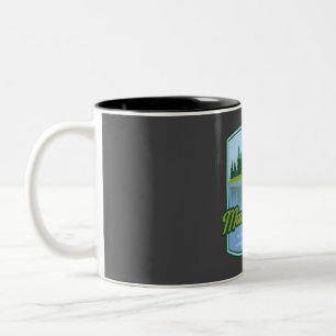 Caneca De Café Em Dois Tons Mason Lake Via Ira Primavera Memorial Trail