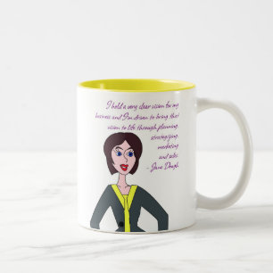 Caneca De Café Em Dois Tons Massa de Jane