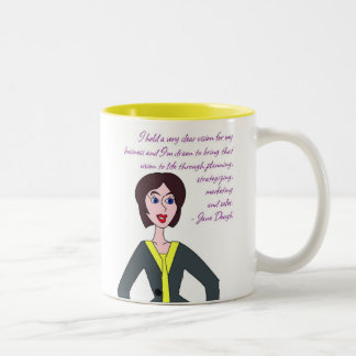 Caneca De Café Em Dois Tons Massa de Jane