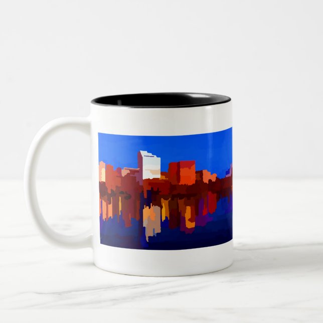 Caneca De Café Em Dois Tons Massachusetts General Hospital Boston (Esquerda)
