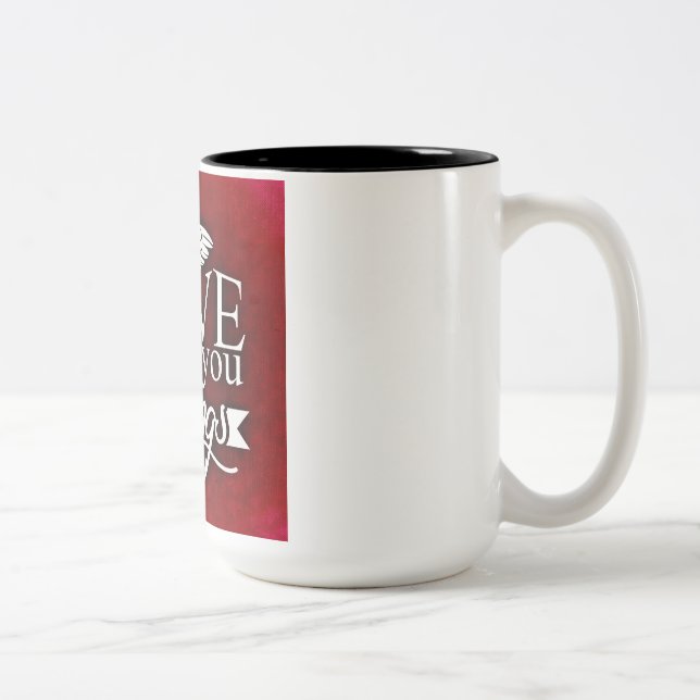 Caneca De Café Em Dois Tons Mata de café (Direita)