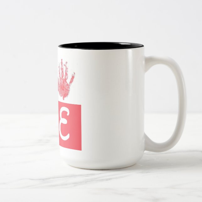 Caneca De Café Em Dois Tons Mata de café (Direita)