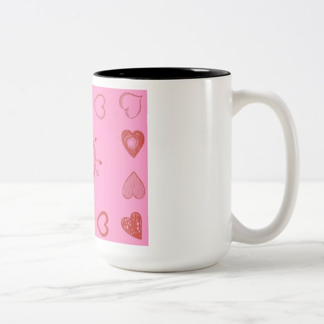 Caneca De Café Em Dois Tons Mata de café (Direita)