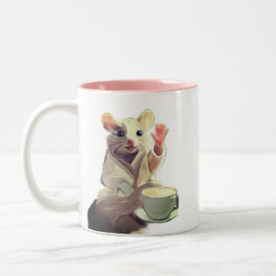 Caneca De Café Em Dois Tons Mata do rato de café