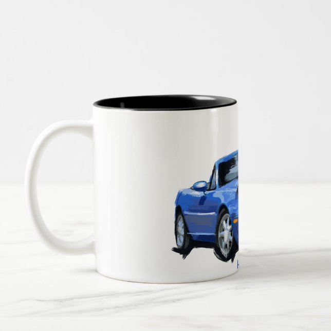 Caneca De Café Em Dois Tons Mata Mazda Miata (Esquerda)