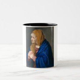 Caneca De Café Em Dois Tons Mater Dolorosa (Virgem Maria) (Mãe das Tristezas)
