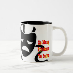 Caneca De Café Em Dois Tons Math Drama