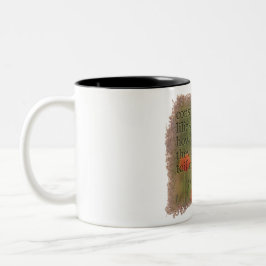 Caneca De Café Em Dois Tons MATTHEW 6:28 - Coffee Mug