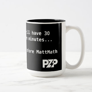 Caneca De Café Em Dois Tons MattMathCoffeeMug