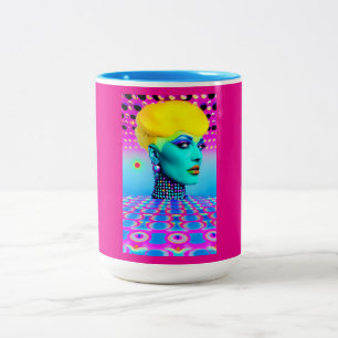 Caneca De Café Em Dois Tons Maxine Headroom